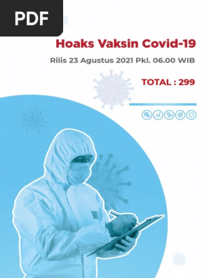 Total Isu Hoaks Vaksin Covid 19 Sd 23 Agustus 2021 Pdf