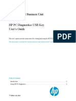 HP PC Diagnostics USB Key User Guide - Rev 7 (Jul 2016 Release) - Englis...
