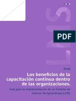 [Guía] Los beneficios de la Capacitación Continua dentro de las organizaciones