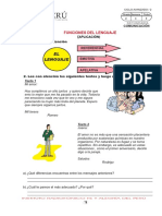 Funciones del lenguaje en la comunicación