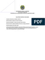 Relatório Leidyanne F. Gonçalves 1º Semestre 2021