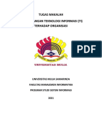 Tugas Makalah Perkembangan Teknologi Informasi Ti Terhadap Organisasi