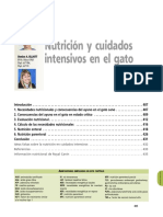 Cap 12 Nutricion y Cuidados Intensivos en El Gato