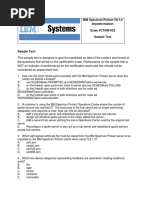 IBM Spectrum Protect V8.1.6 Implementation Exam #C1000-032 Sample Test