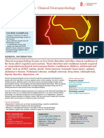 MSC Psychology: Clinical Neuropsychology: Key Facts