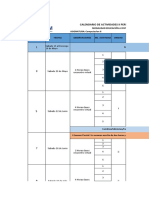 Calendario de Actividades Presencial Computacion II