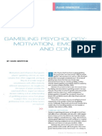 Gambling Psychology: Motivation, Emotion and Control