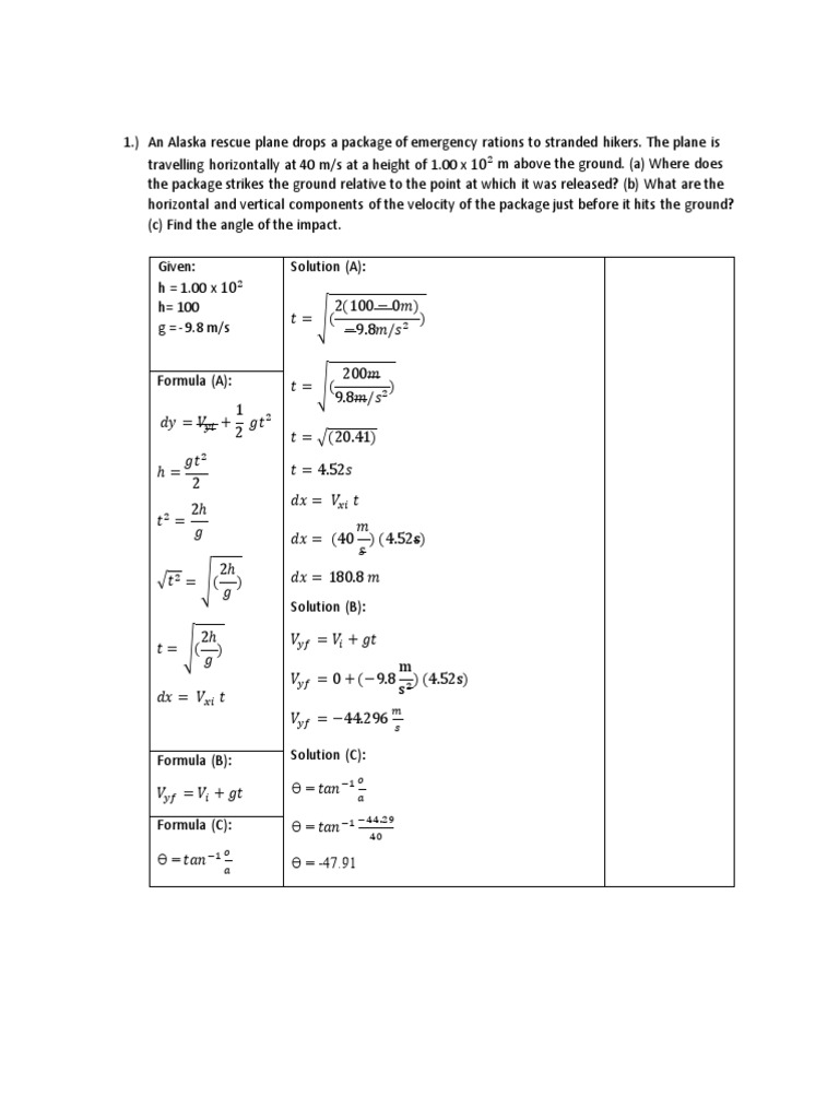 Activity Sheet 1 - Physics | PDF