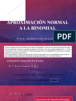 Aproximación Normal A La Binomial