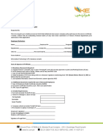 Final Settlement Application Form