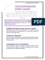 Balance de Comprobacion S y S Prof. Jessica Choque