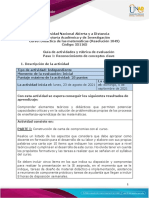 Guia de Actividades y Rúbrica de Evaluación - Unidad 1 - Paso 1 - Reconocimiento de Conceptos Clave