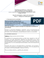 Guia de Actividades y Rúbrica de Evaluación - Unidad 1 - Paso 2 - Trabajo de Problematización