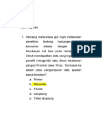 Soal Vignette Modul Advokasi Teknik Need Assesment Kholilah