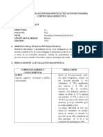 Informe Evaluación Diagnóstica Secundaria Comunitaria