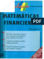 Matemáticas Financieras - Frank Ayres, Jr. - 1ed