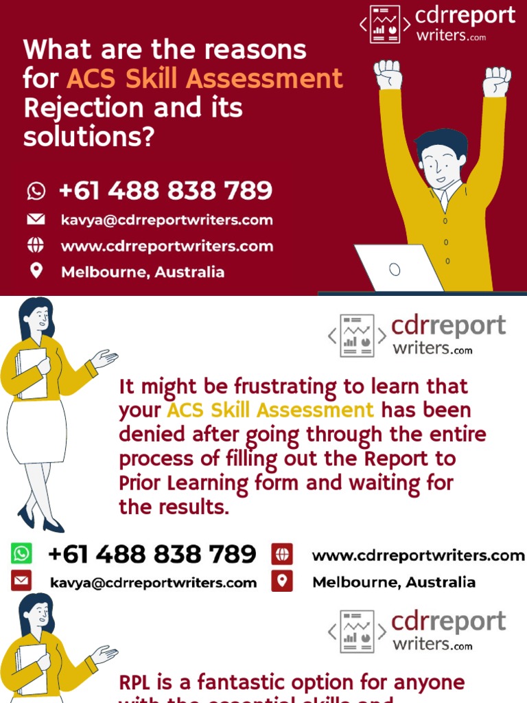 Reasons for ACS RPL Rejection | PDF | Educational Technology | Expert