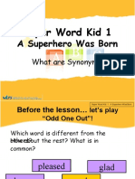 Super Word Kid 1: A Superhero Was Born