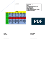 Jadwal Pelajaran 2018 - 2019