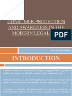 Consumer Protection and Awareness in The Modern Legal