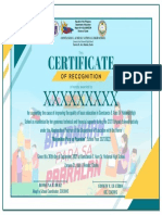 certificate of recognition-girl sponsor