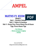 (Sampel) Maths f1