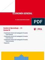 Economia General - Sesion de Aprendizaje 15