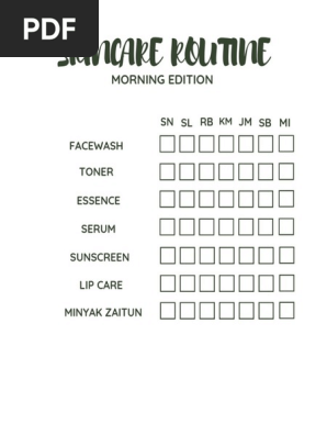Skincare Routine