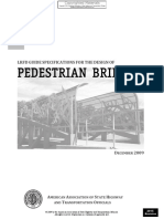 Pdfcoffee.com Pedestrian Bridge Design Aashto 2015 Interim PDF Free
