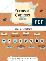 Forms of Contract: Aline Jacolo Ernest Joseph Moring Christian John Saludar