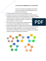 Identificación y Selección de Miembros de La Población