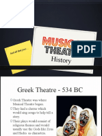 History of Musical Theatre