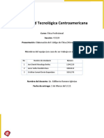 Tarea 6.1 Elaboración Primer Avance Codigo de Etica Grupo #4