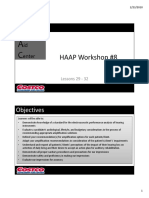 HAAP Workshop #8: Objectives