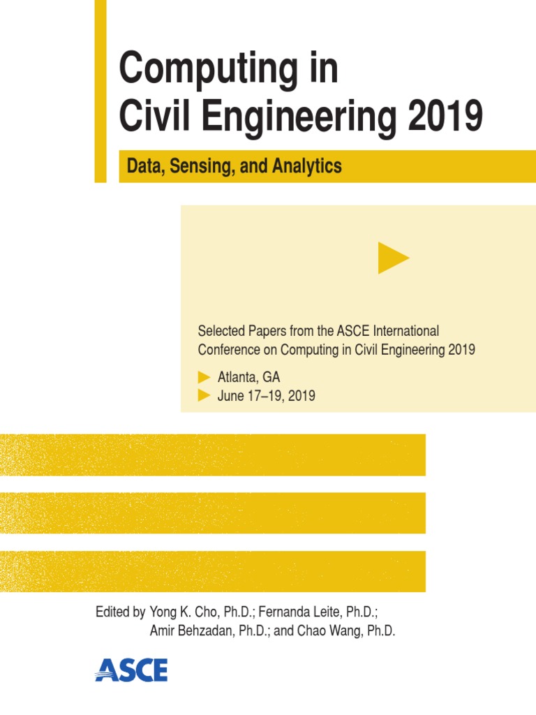 Computing in civil engineering 2019 data sensing and analytics