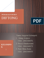 KELOMPOK 3 DIFTONG