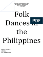 Folk Dances in The Philippines: Buiser, Sophia C. Stem 12 Ms. Jonna Suarez
