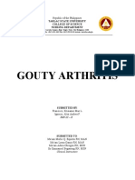 Gouty Arthritis: Tarlac State University College of Science Nursing Department