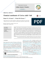 Chemical Constituents of Carissa Edulis Vahl: Arabian Journal of Chemistry