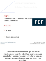 Introducción a la Economía: Escasez y Ciencia Económica