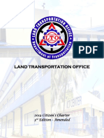 LTO 2019 Citizen's Charter Amended
