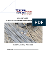 CPCCSF2003A Cut and Bend Materials Using Oxy LPG Equipment LR V1