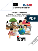 Oral Communication Module 9 1