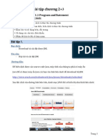 BTC2 - 3 - Program and Statement - Objects and Primitive Data - Writing Class