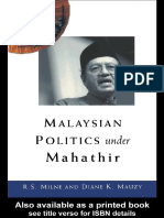 Malaysian Politics Under Mahathir (Politics in Asia)