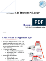 Advanced Networks - Lecture 2 Transport