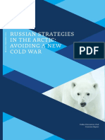 Russian Strategies in The Arctic - Avoiding A New Cold War