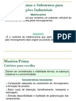 Matérias-Primas e Substratos para Fermentações Industriais