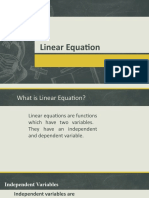 Linear Equation Guide