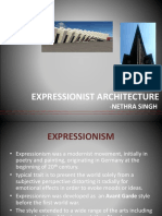 Expressionist Architecture: - Nethra Singh